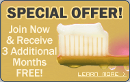 Special Offer! Join Now and Receive 3 Additional Months FREE!